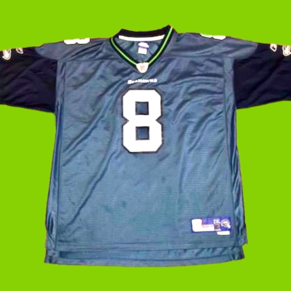 SEATTLE SEAHAWKS NUMBER 8 - MATT HASSELBECK- OFFICIAL GAME JERSEY UNIFORM! 2XL